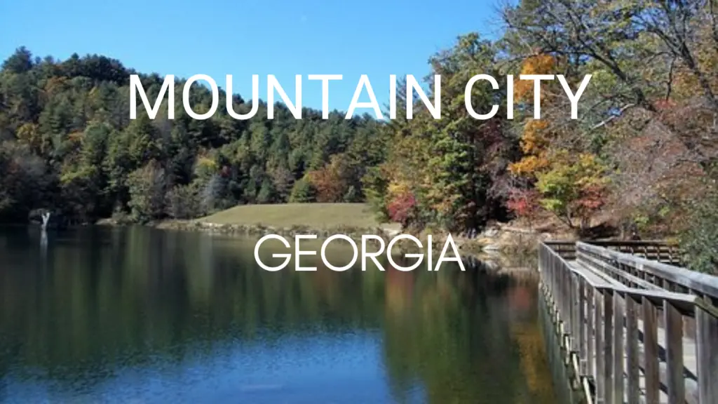 Very Small Towns in Georgia - Mountain City