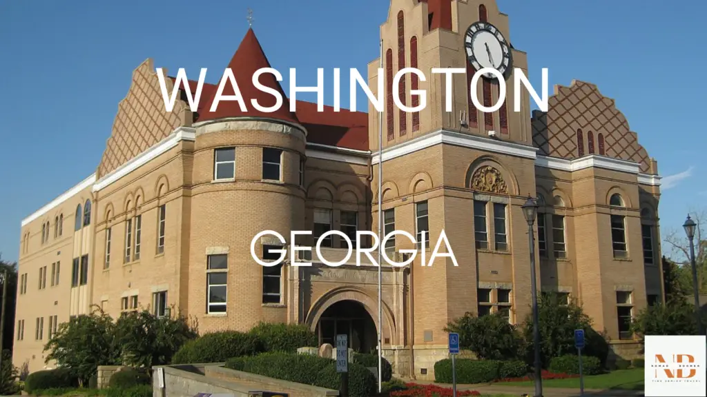 Best Small Towns in Georgia - Washington