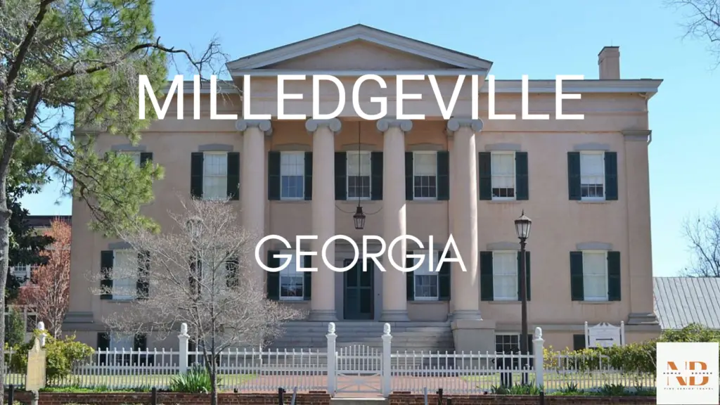 Best Small Towns in Georgia - Milledgeville